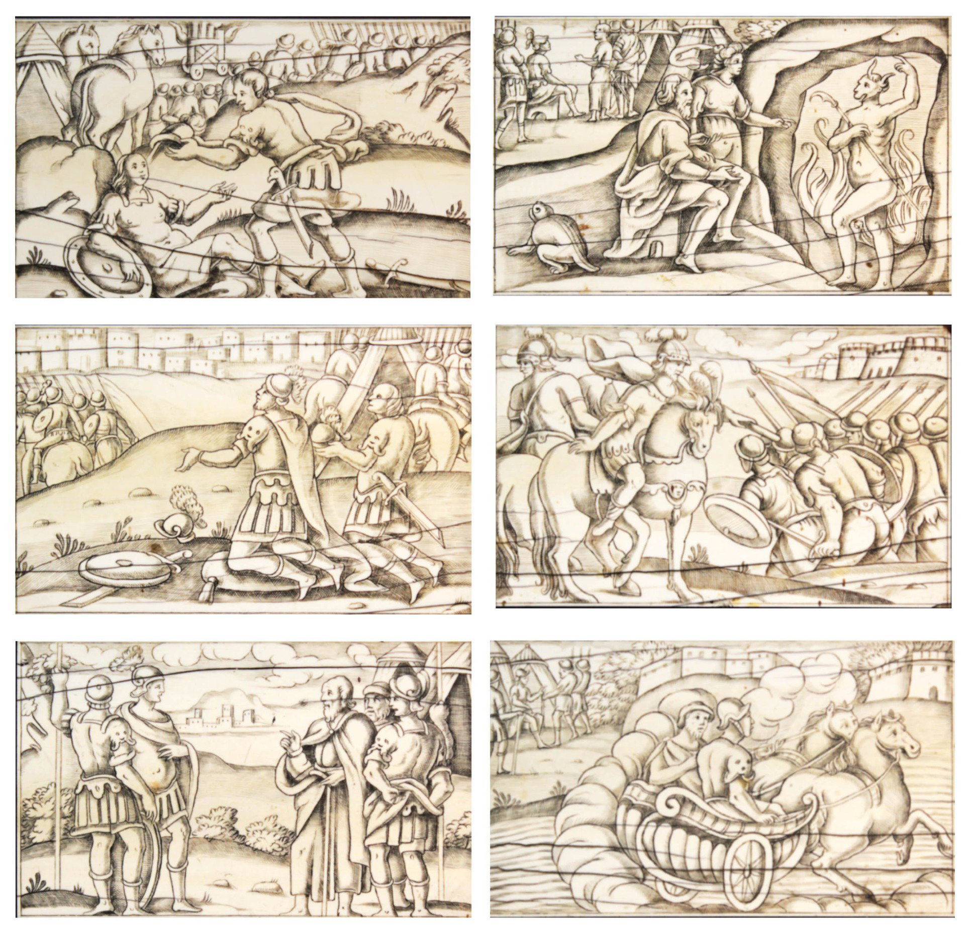 Siglo XVIII, Escenas cortesanas