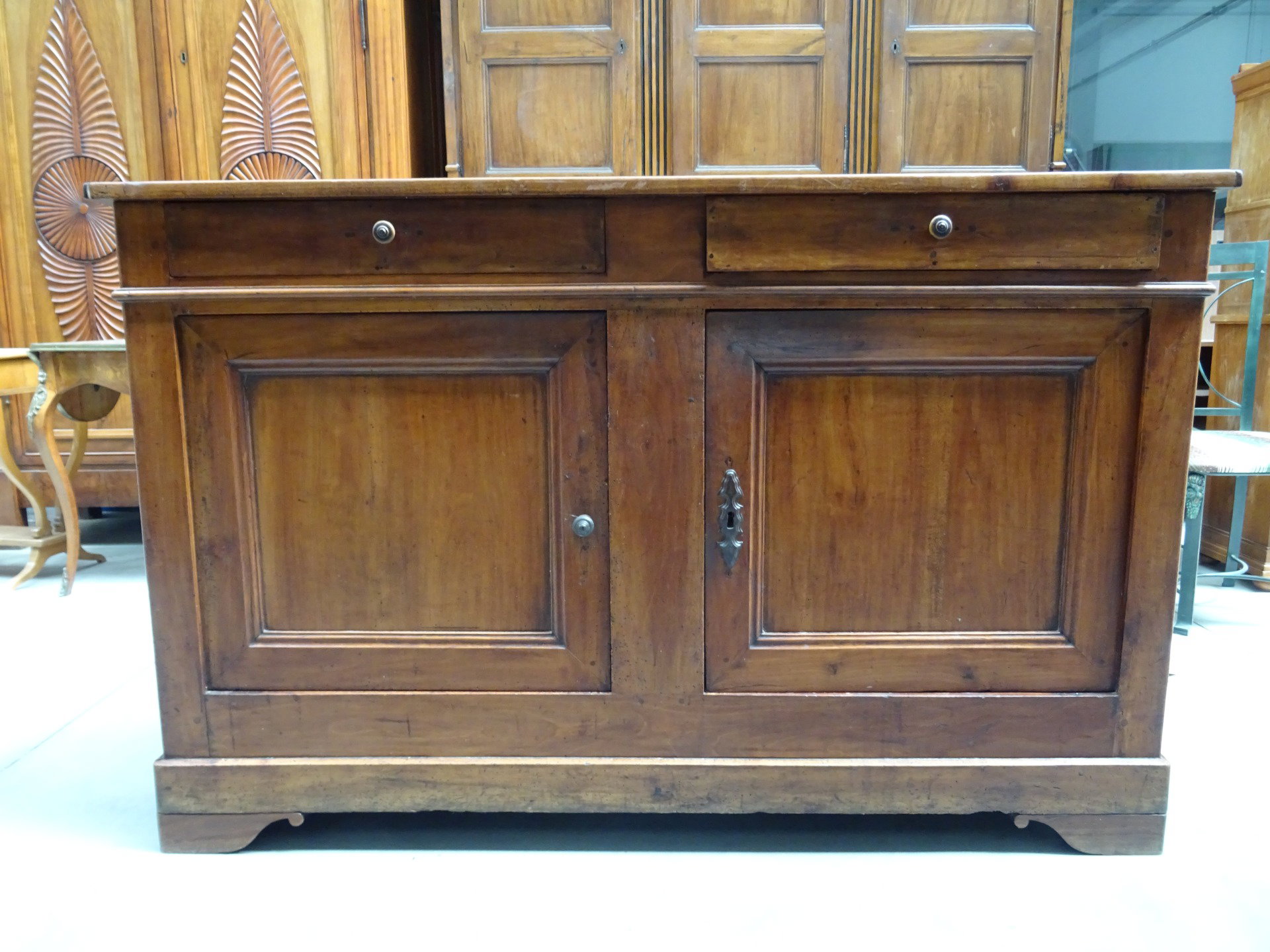 Credenza due porte in ciliegio massello Luigi Filippo 1860 Francese