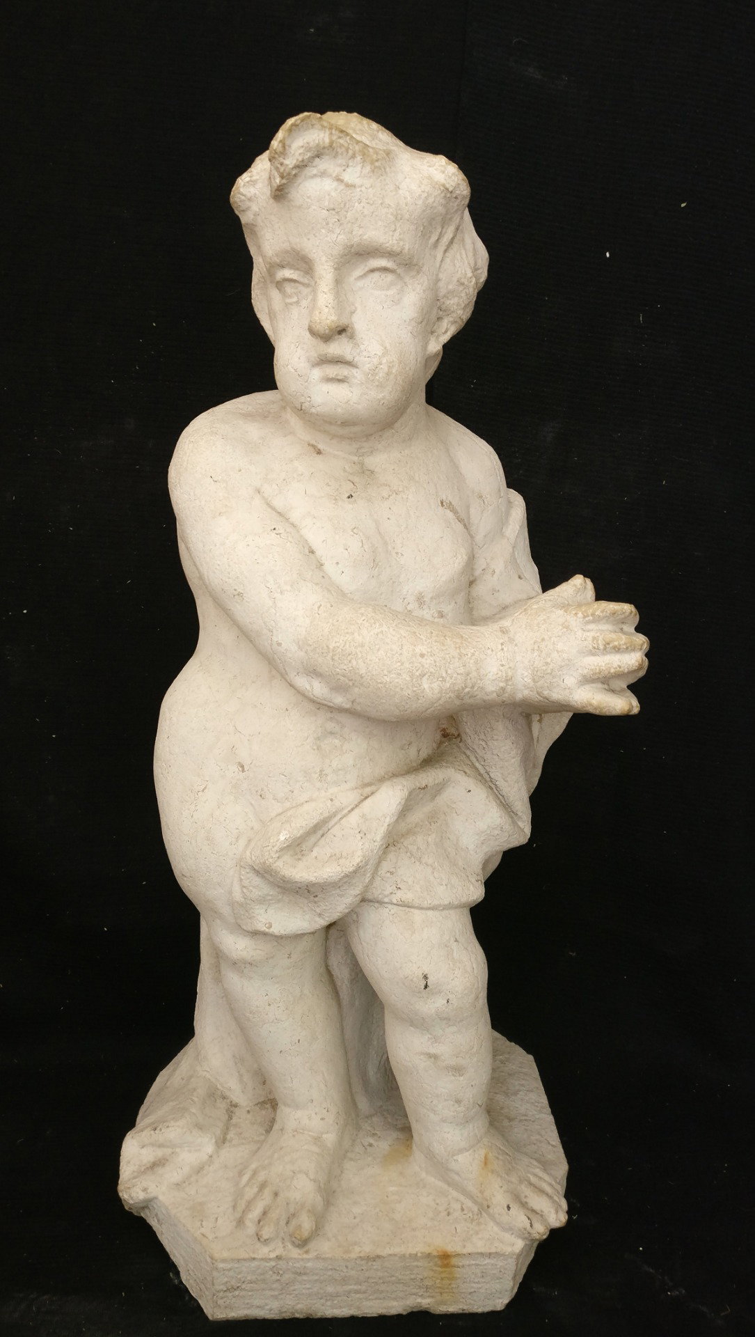 Putto Veneziano - H 81 cm - Marmo d'Istria - 17° secolo - Venezia