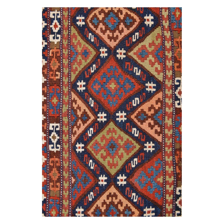 Piccolo antico tappeto "mafrash" SHAHSAVAN - Caucaso - n.1200