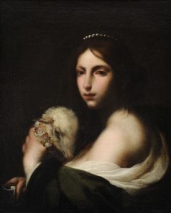 Francesco Furini - Heilige Märtyrerin Agnes VERKAUFT
