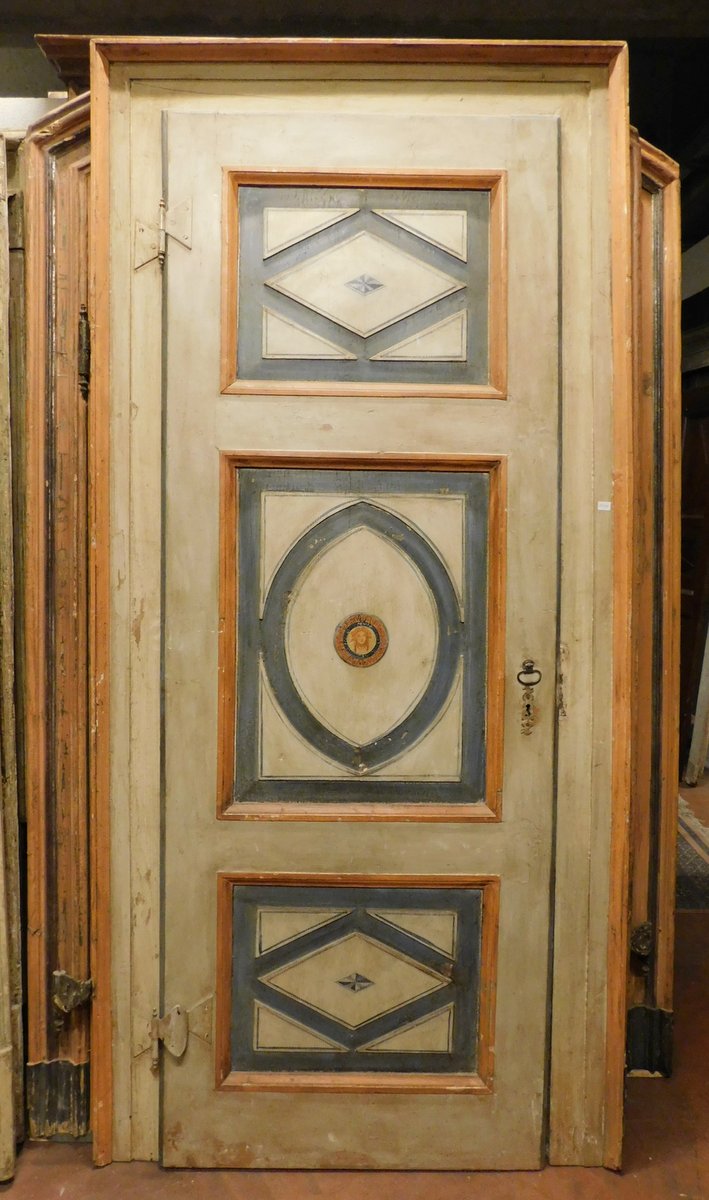 ptl529 - porte avec cadre, Italie centrale, XVIIIe siècle, dim. cm L 110 x H 235
