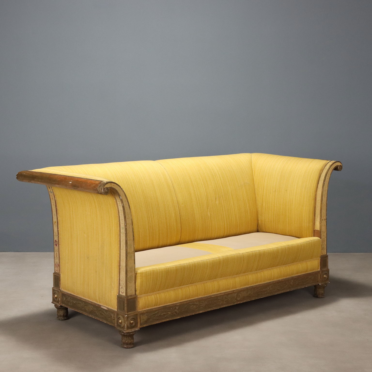 Restoration Daybed in Wood Italy Second Quarter 19th Century