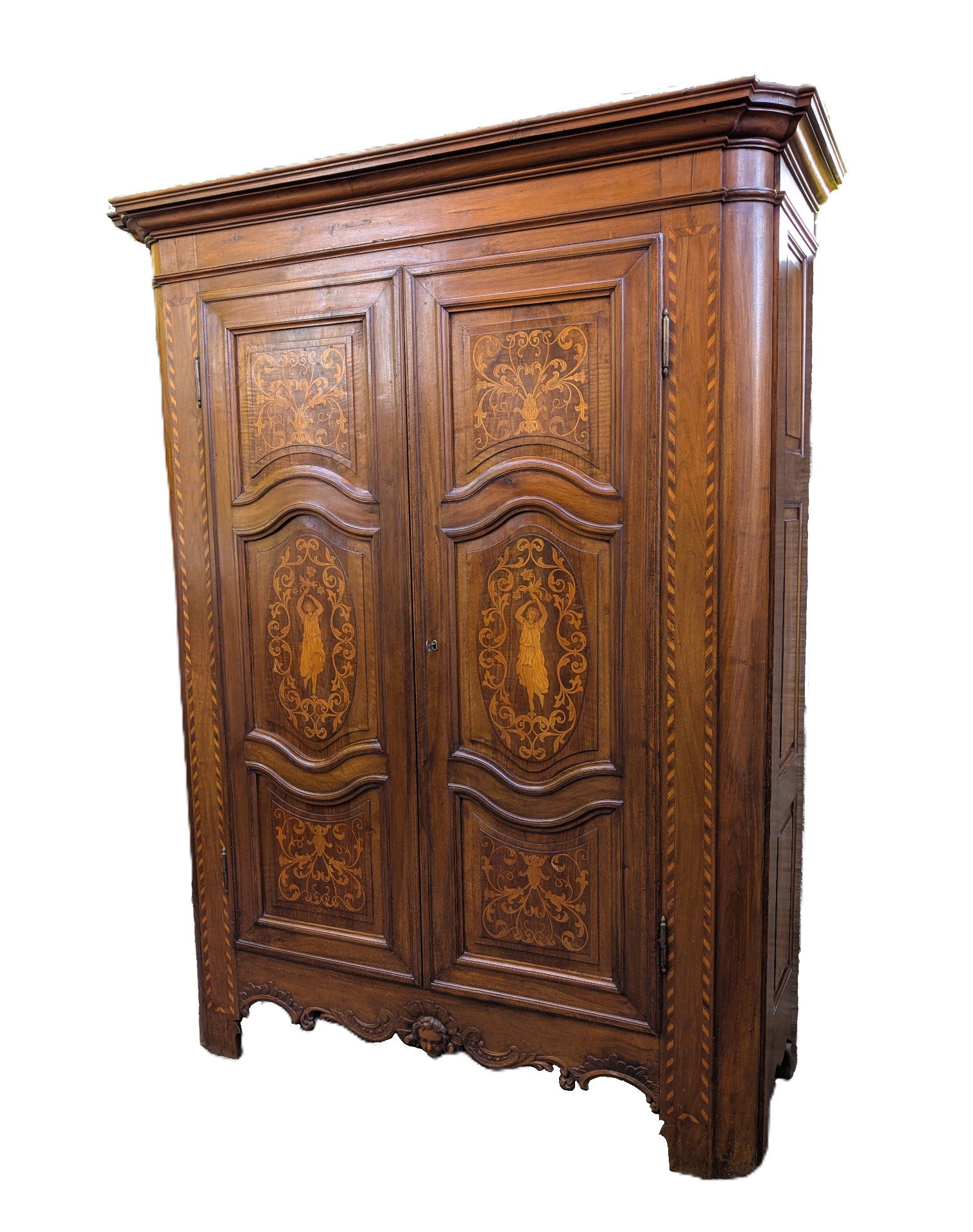 Prestigious 18th-century Piedmontese Wardrobe – Masterpiece of Turin Cabinetmaking