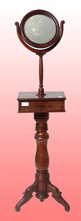 Bellissima toilette inglese del 1800 stile Vittoriano in legno di mogano 