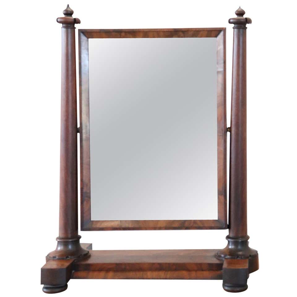 Psyché antique, miroir antique en acajou, antiquité du 19ème siècle, prix négociable.