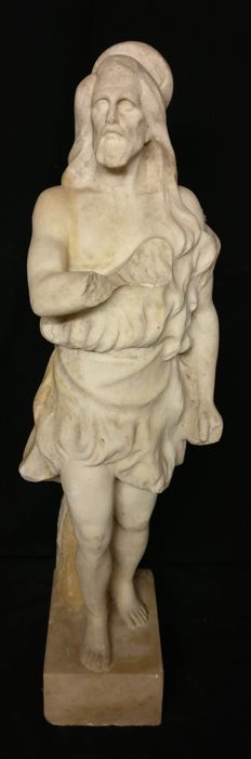Scultura, Cristo - H 73 cm - Marmo di Carrara Statuario - 18° secolo - Venezia