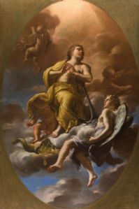 Nicolò Ricciolini (1687-1760) - Alegoria da esperança da felicidade / Alegoria da fortaleza VENDIDOS