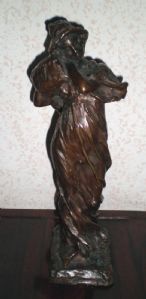 Estatueta de bronze Emilio Bisi
