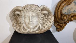 Marble sculpture of Medusa