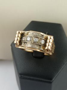 ANELLO UOMO CON DIAMANTI 