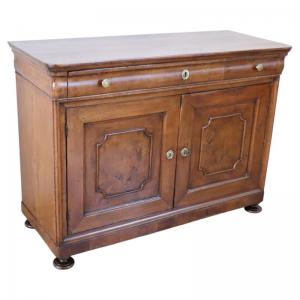 Credenza antica metà secolo XIX in noce, restaurata