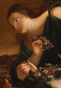 Il ratto di Europa, Simon Vouet (Parigi, 1590 – 1649) bottega/seguace di - Foto 7