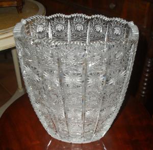 Ovale Böhmische Vase