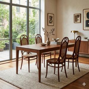 Gruppo quattro sedie Thonet Vienna Inizio XX Secolo