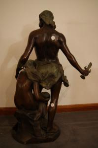 Antike Bronzeskulptur signiert A. De Luca