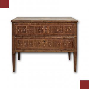 NEOCLASSICAL INLAID CHEST OF DRAWERS, SECOND HALF OF THE 18TH CENTURY