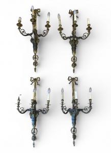 Appliques in bronzo del sec. XIX