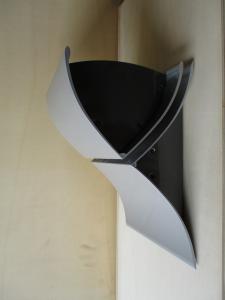 APPLIQUE di ARTEMIDE modello MOWE L293320 IN ALLUMINIO E VETRO