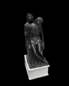 Pietà aus Bronze