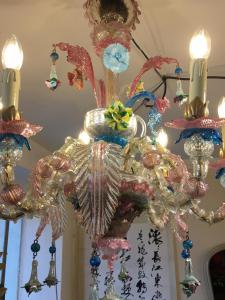 Murano-Glaslüster mit 6 Leuchten