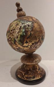 Mappamondo in vetro di Murano