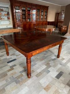 Mesa quadrada de nogueira, 178x178