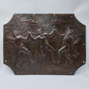 Piastra in ferro Angeli danzanti
