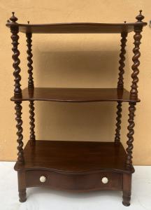 Kleines Mahagoni-Bücherregal/Etagere/Schränkchen