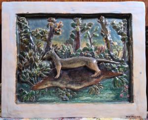 Pietro Melandri. Placa cm a. 23x27.