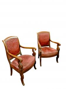 Eleganti Poltrone Francesi Carlo X