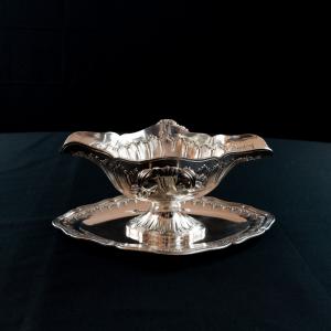 Silver gravy boat