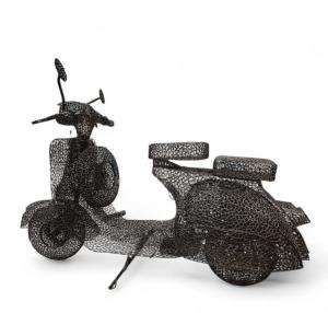 Anacleto Spazzapan, Vespa in ferro