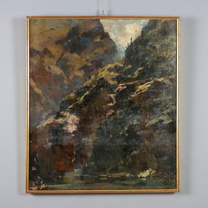 Gemälde von Ludovico Zambeletti - Val Vogna