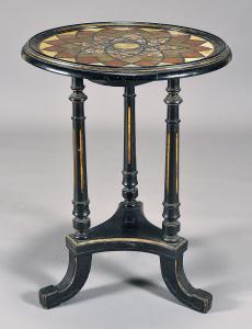 Tavolino rotondo, inizi secolo XIX