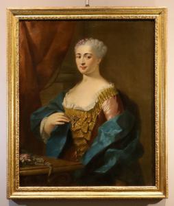 Retrato de uma dama, entourage de Jean-Baptiste van Loo (Aix-en-Provence, 1684 - 1745)