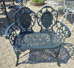 Cast iron bench