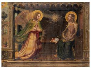 Italienisch, anonym, Ende des 19. Jahrhunderts "Die Verkündigung an Maria"