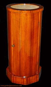 Vienna. 1810-15, rare Viennese First Empire column cabinet in near-perfect condition.