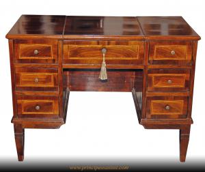 Rare dressing table - podreause, also as a small desk, from Viennese Classicism. Circa 1770.