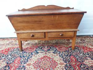 SMALL CHEST OF DRAWERS IN CHESTNUT WOOD, PIEDMONTESE DIRECTORY STYLE cm L129xW59xH77