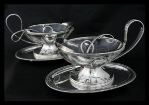 Pair of sauce boats