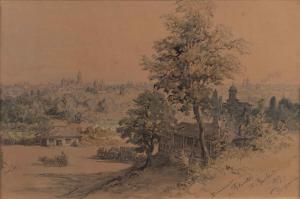 Amedeo Preziosi Veduta di Bucarest (1869)