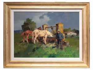 Carlo Domenici (Livorno 1897-1981) - Tränke