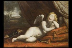 Giovanni Maria Tamburini (zugeschrieben) Schlafender Amor