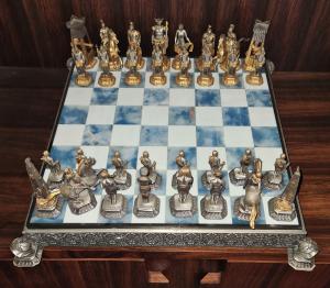 Scacchiera Chess Store. Egizi contro impero romano (battaglia di Azio). 