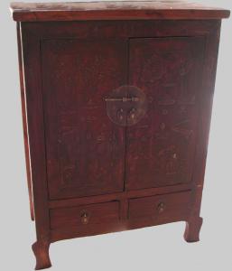 Antikes chinesisches Zypressen-Sideboard - Z/1021