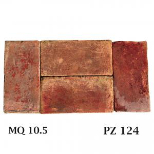 Antique terracotta flooring, 40.5/41x20/20.5 cm
