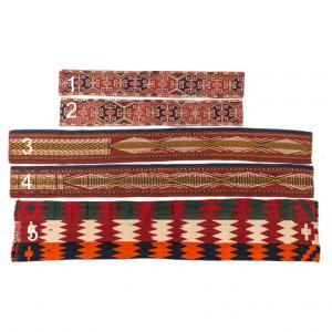 Serie di rare strisce di kilim AFGHANE - n. 181 ecc. -