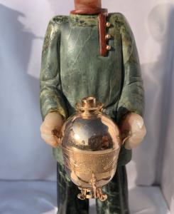 Manifattura russa (XIX-XX secolo) - Giovane con samovar. - Foto 6